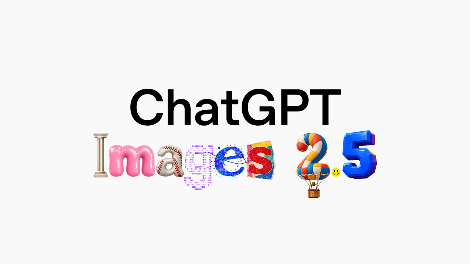 ChatGPT 이미지 2.5 공식 소개 이미지